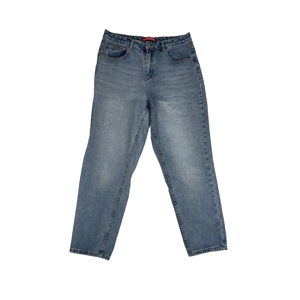Unionbay Jeans Womens 13 High Rise Tapered Leg Denim Classic Fit Straight Jeans